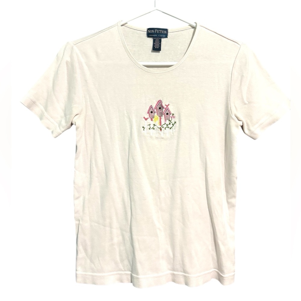 VINTAGE Birdhouse Embroidered Tee